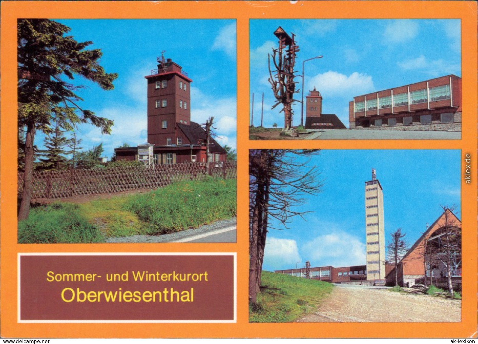 Oberwiesenthal Wetterwarte Fichtelberg, HO-Gaststätte Fichtelberghaus  1981 - Oberwiesenthal