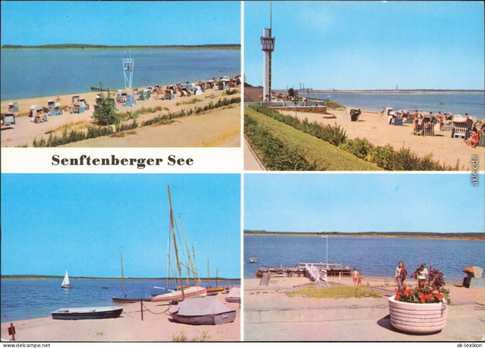 Großkoschen-Senftenberg (Niederlausitz) Senftenberger See - Teilansichten 1980 - Senftenberg