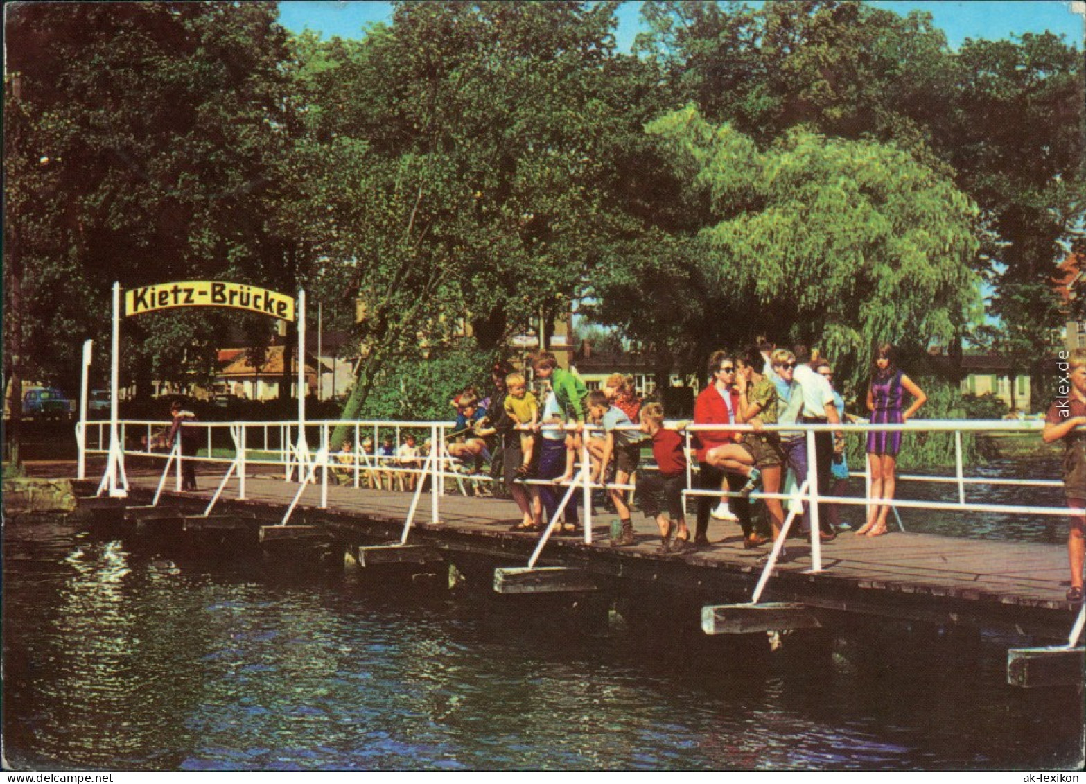 Waren (Müritz) Kietz-Brücke Ansichtskarte 1971 - Waren (Müritz)