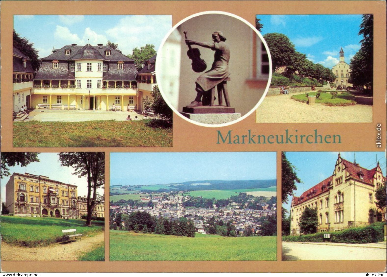 Markneukirchen Musikintrumentenmuseum, Lutherplatz, Übersicht, Musikschule 1982 - Markneukirchen