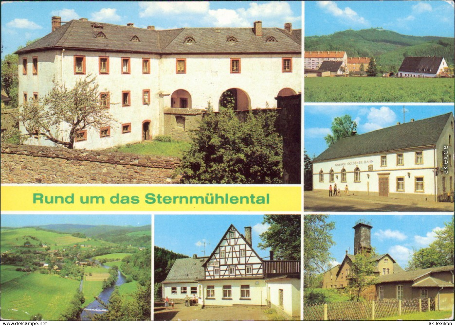 Erdmannsdorf Augustusburg Sternmühlental  Ansichten Ansichtkarte 1980 - Augustusburg