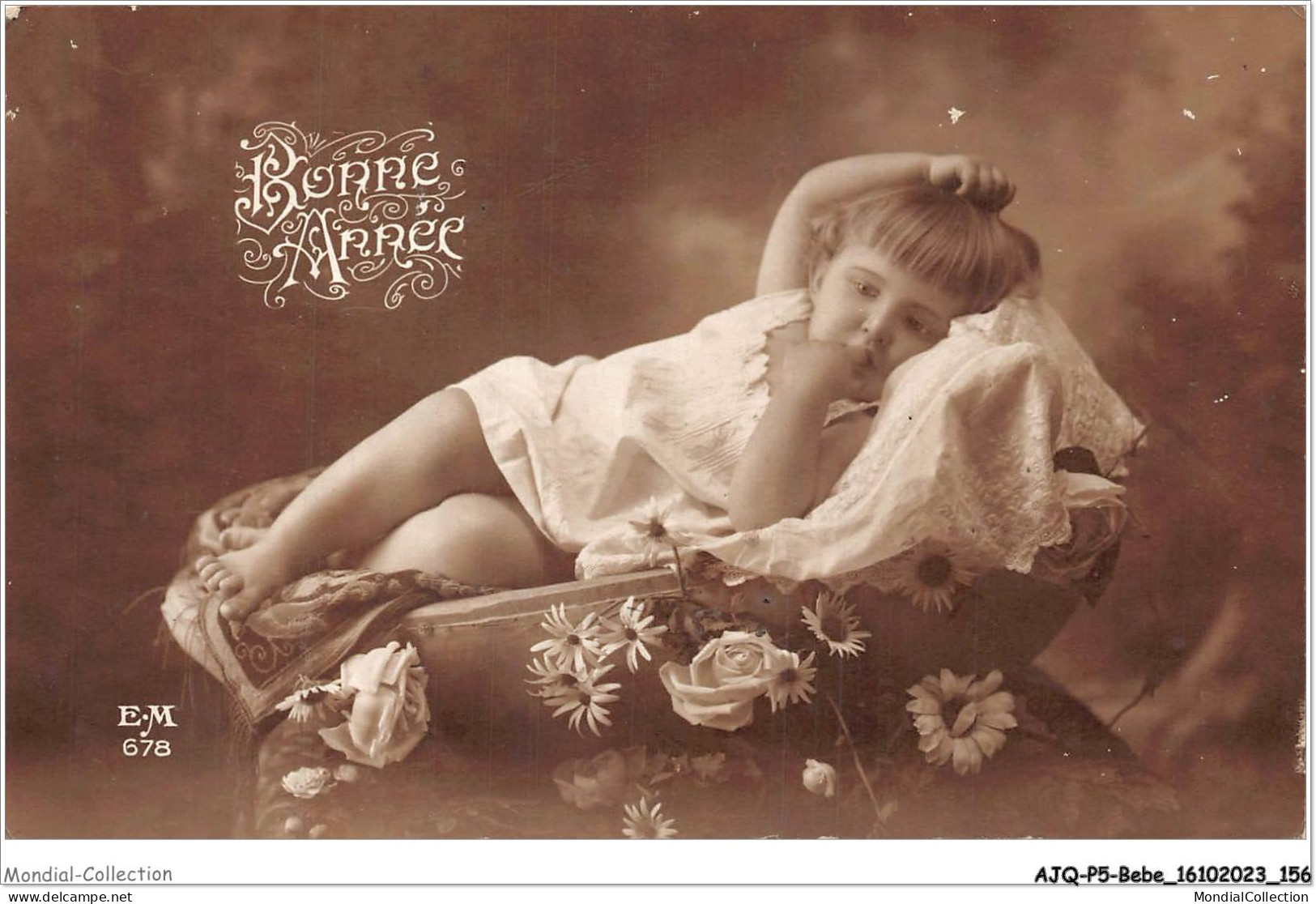 AJQP5-0514 - BEBE - BONNE ANNEE  - Baby's