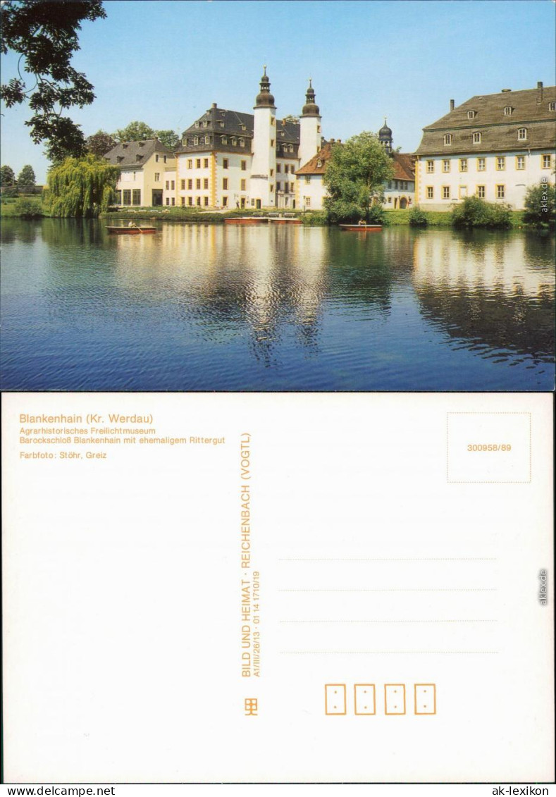 Blankenhain Crimmitschau Barockschloss Mit Ehem. Rittergut 1989 - Crimmitschau