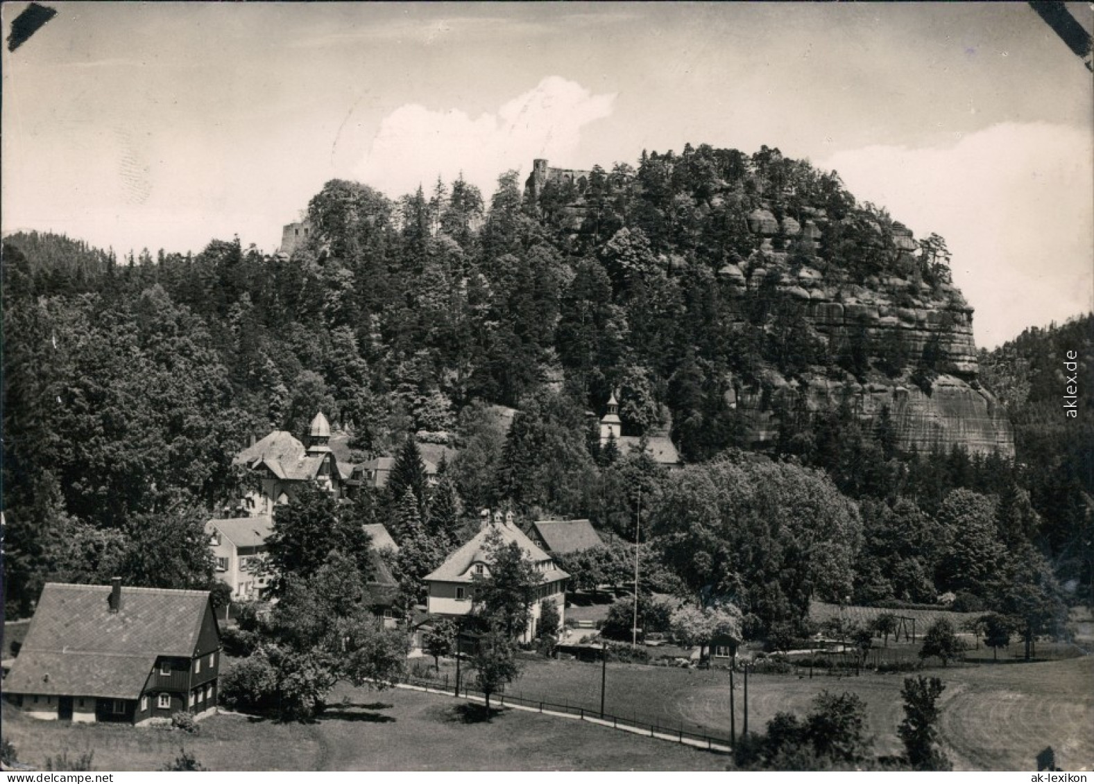 Oybin Blick Auf Den Berg Oybin Foto Ansichtskarte  1960 - Oybin