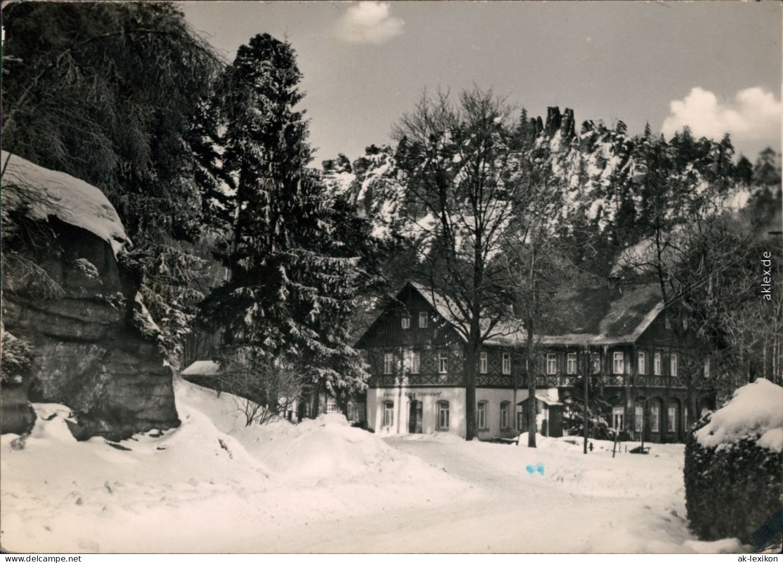 Jonsdorf Hotel Gondelfahrt Mit Nonnenfelsen 1960 - Jonsdorf