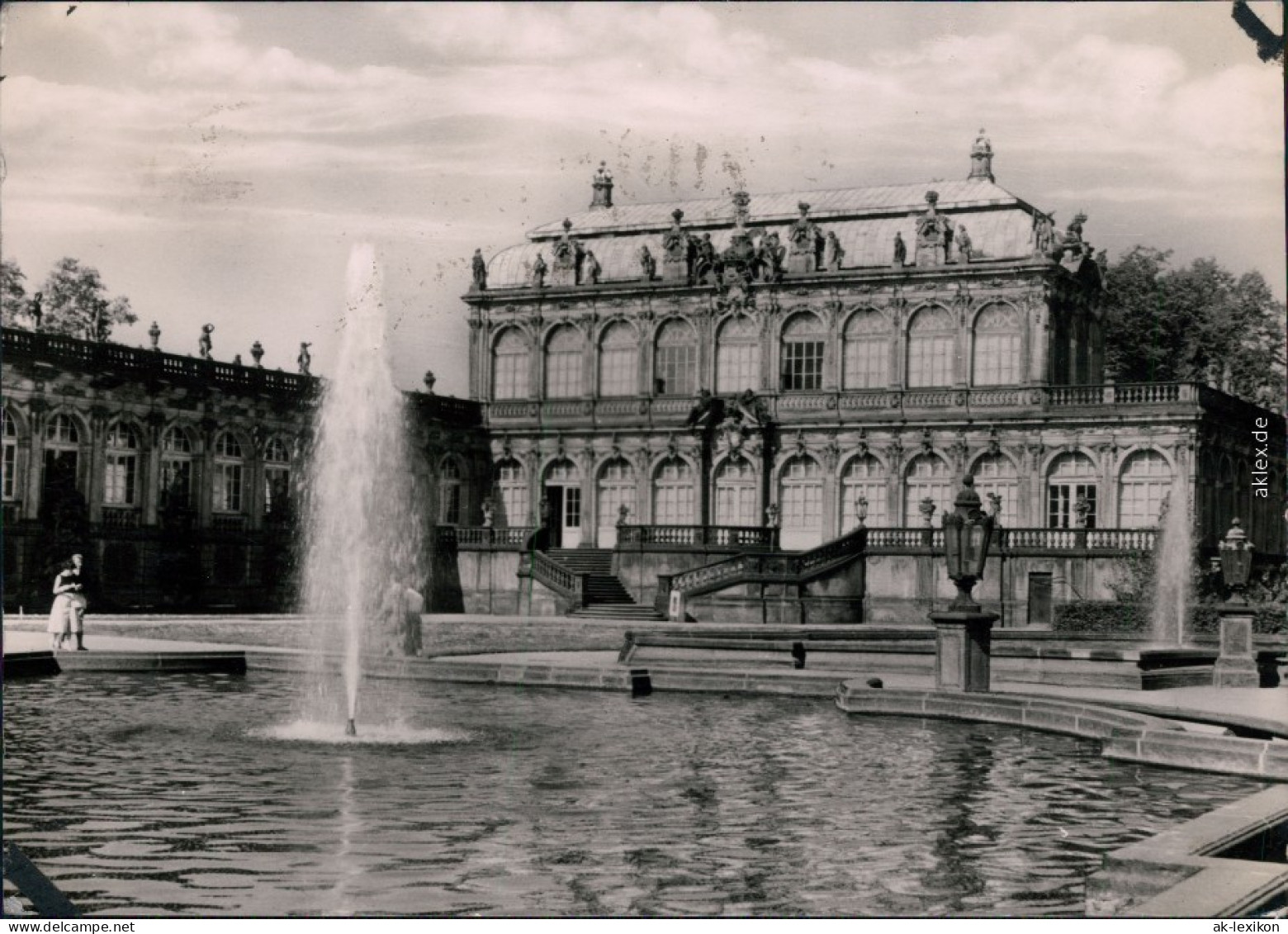 Innere Altstadt-Dresden Dresdner Zwinger Mit Brunnen Und Fontäne 1963 - Dresden