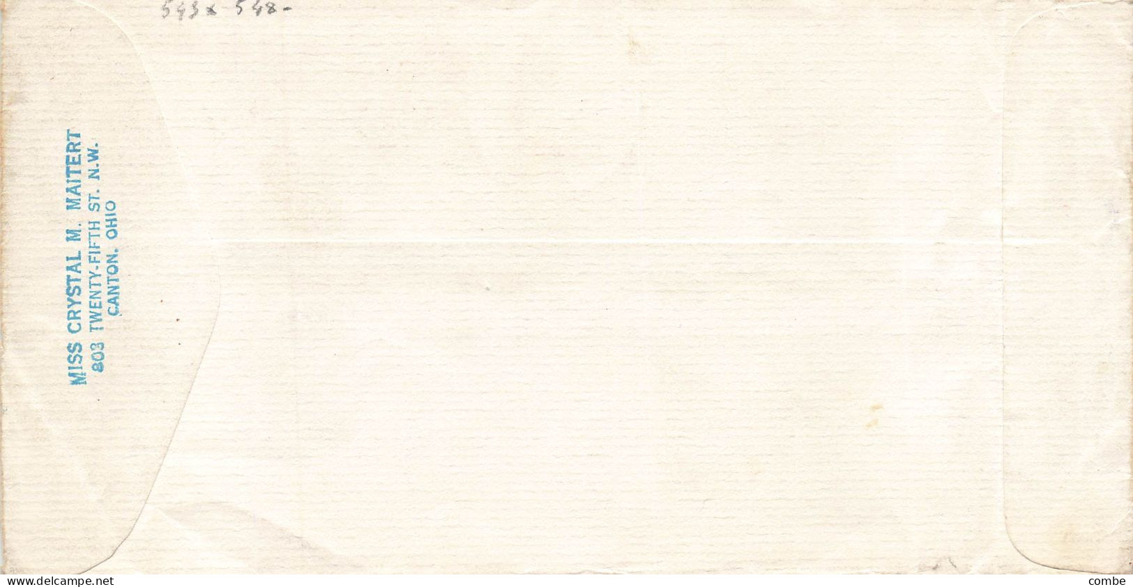 LETTRE. USA. 22 SEPT 1950. CANTON OHIO. POUR FRANCE - Cartas & Documentos