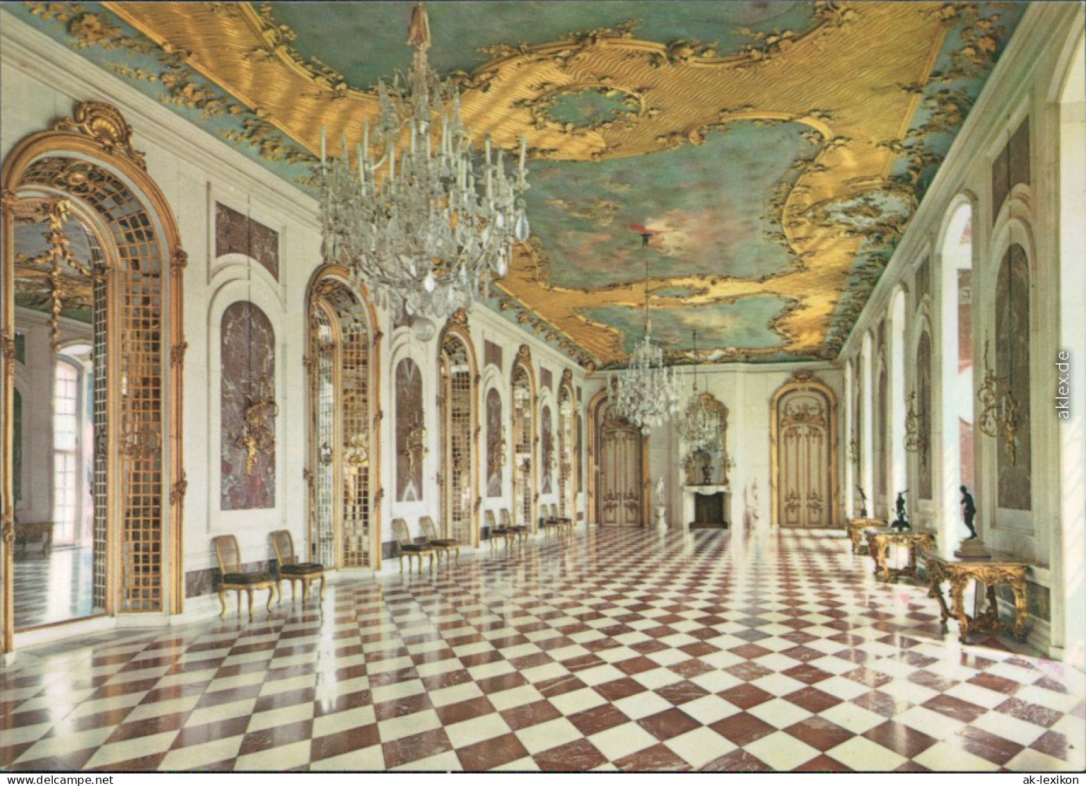 Brandenburger Vorstadt-Potsdam Neues Palais: Marmorgalerie 1980 - Potsdam