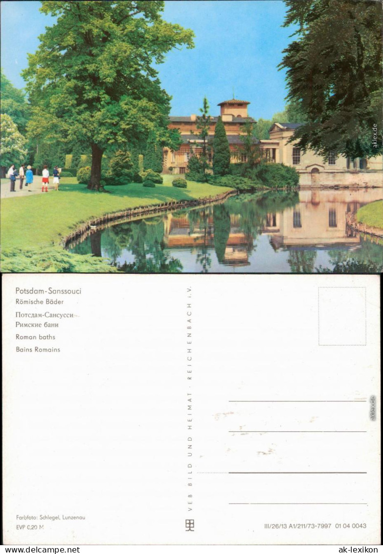 Potsdam Römische Bäder Im Schlosspark Sanssouci 1973 - Potsdam