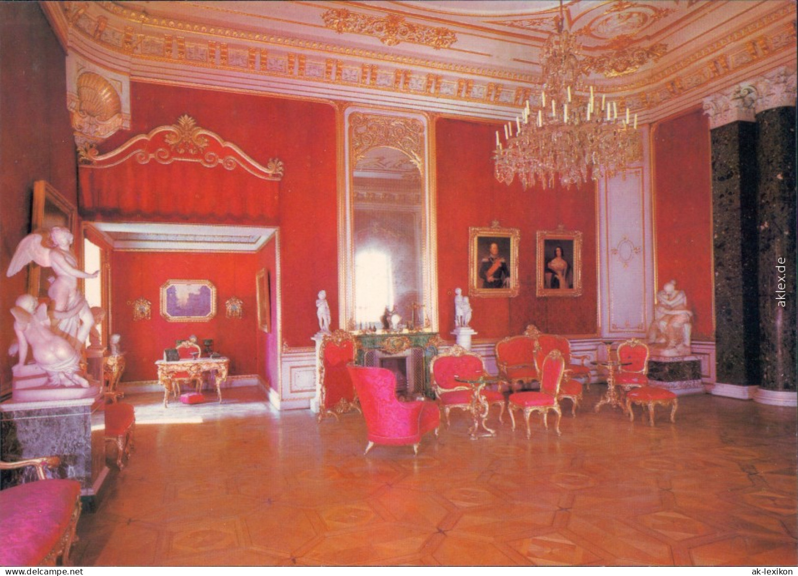 Ansichtskarte Potsdam Orangerie: Malachitzimmer 1982 - Potsdam