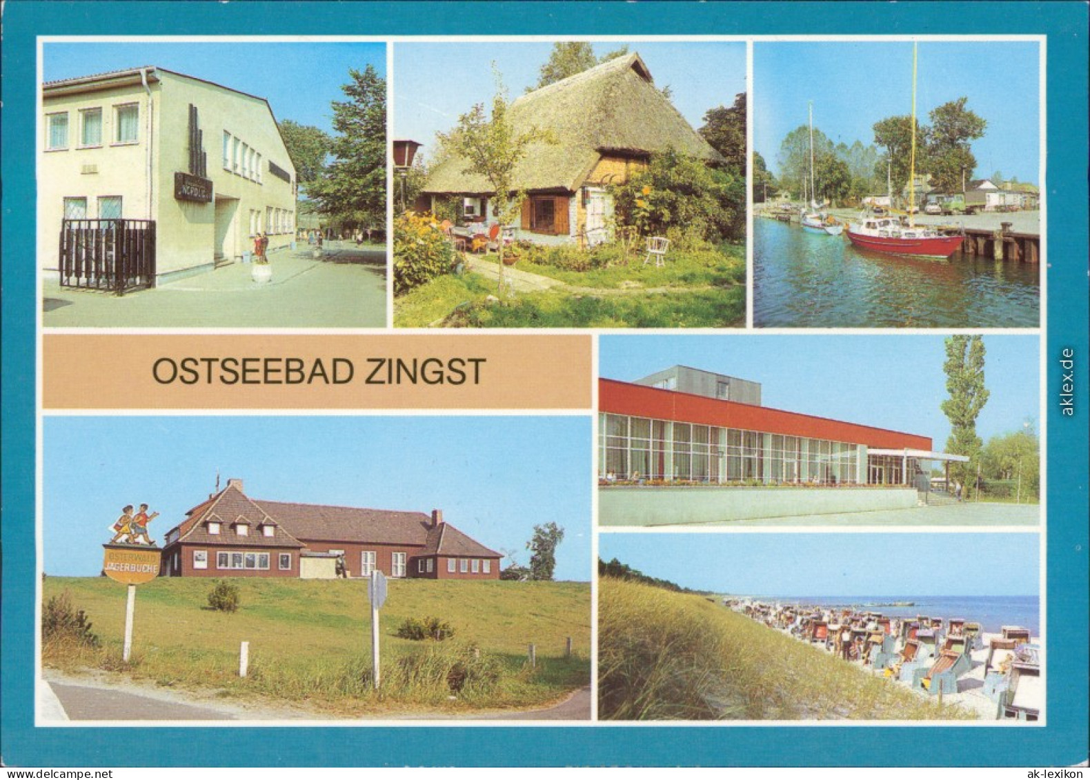 Zingst-Darss FDGB-Urlauberrestaurant "Nordlicht", Kate - Strandstraße 7   1983 - Zingst