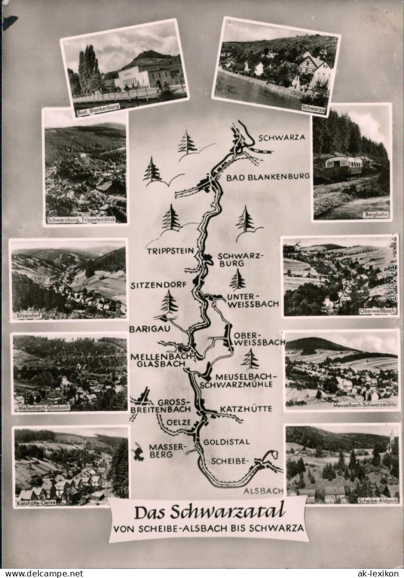 Schwarzburg Das Schwarzatal - Von Scheibe-Alsbach Bis Schwarza 1961 - Andere & Zonder Classificatie