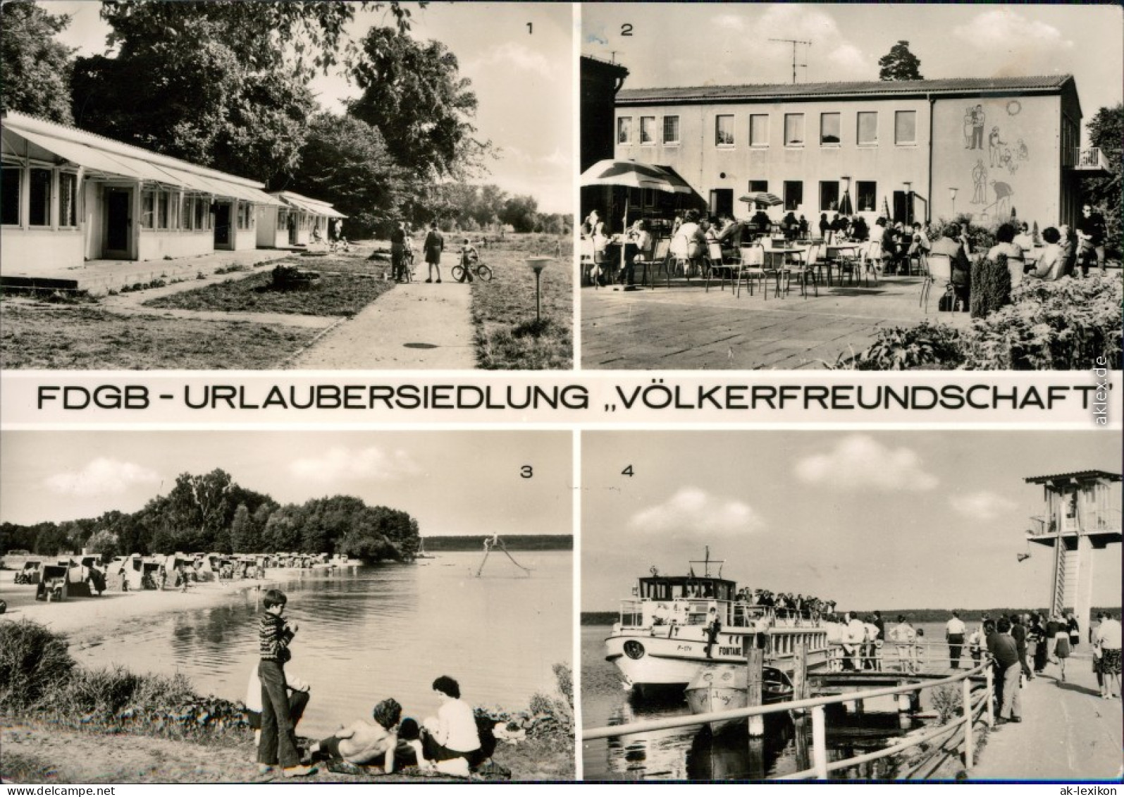 Klink (Müritz) Urlaubersiedlung "Völkerfreundschaft" 1975 - Autres & Non Classés