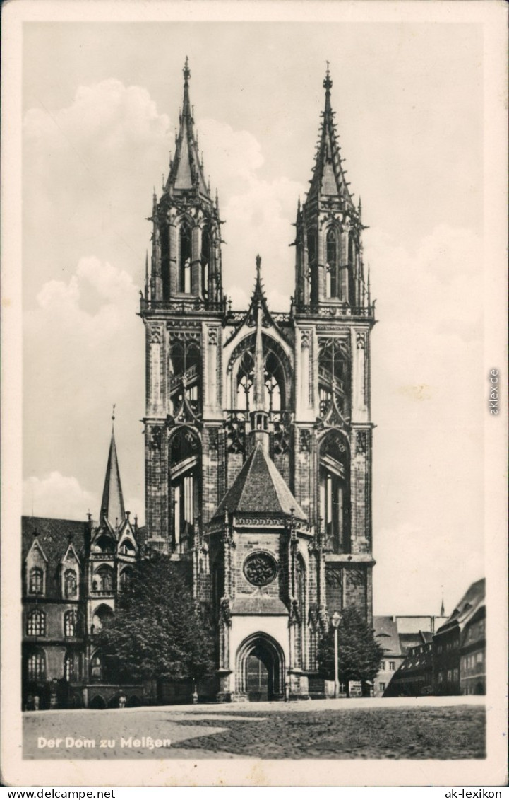 Meißen Der Dom Zu Meißen Ansichtskarte 1862 - Meissen
