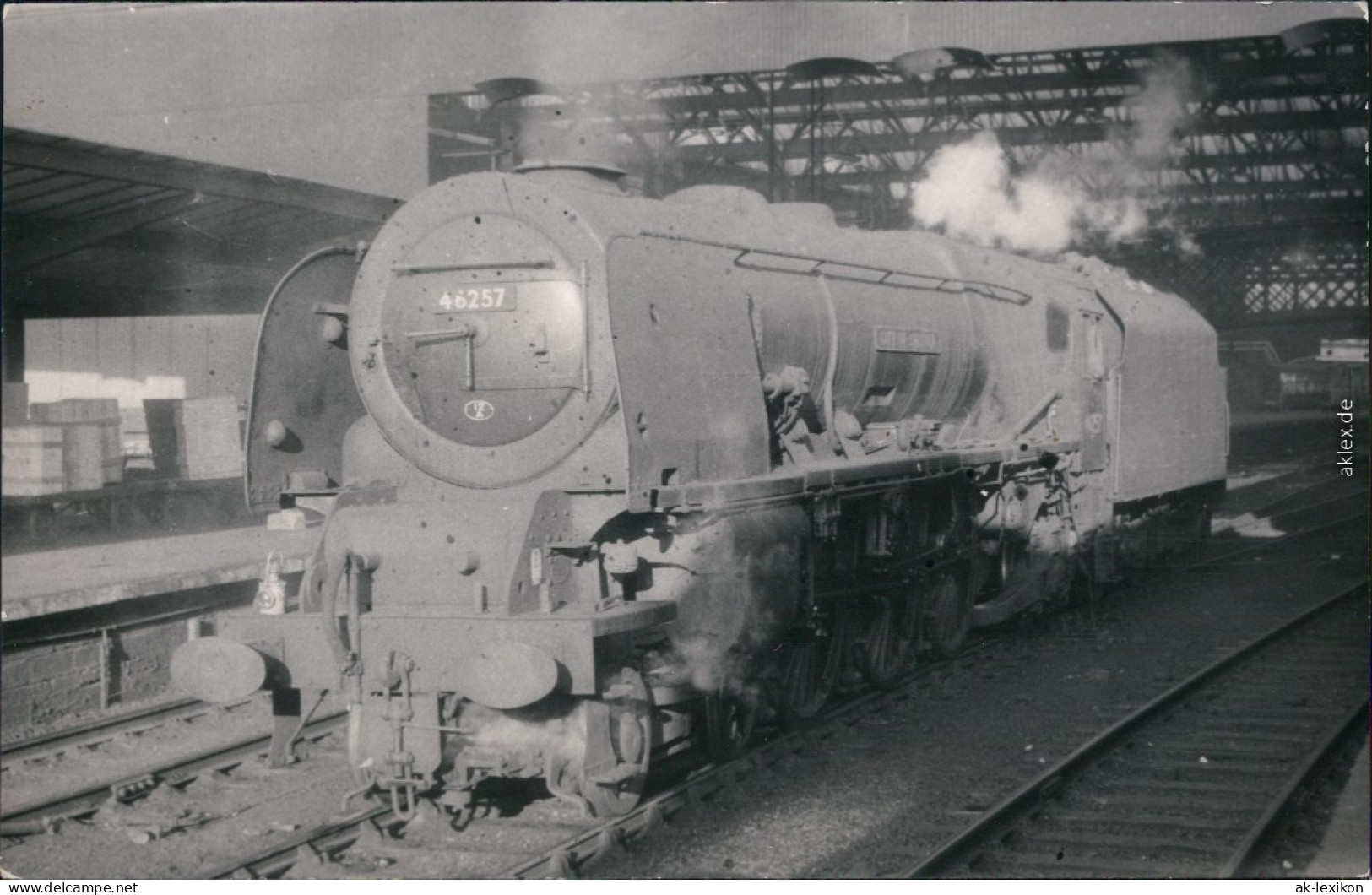 Carlisle Englische Dampflokomotive 46257 In Carlisle 1932  - Autres & Non Classés