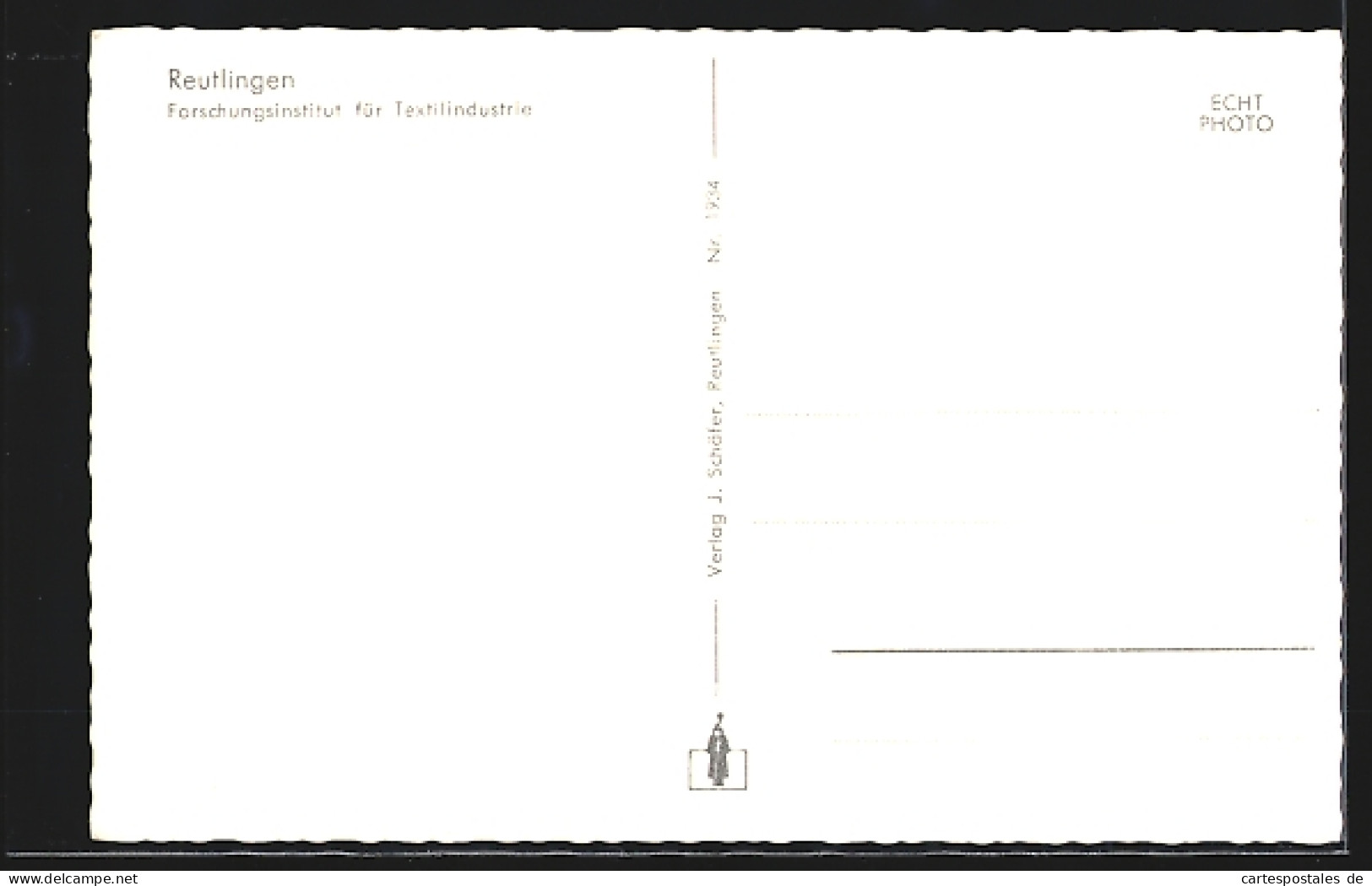 AK Reutlingen, Forschungsinstitut Für Textilindustrie  - Reutlingen