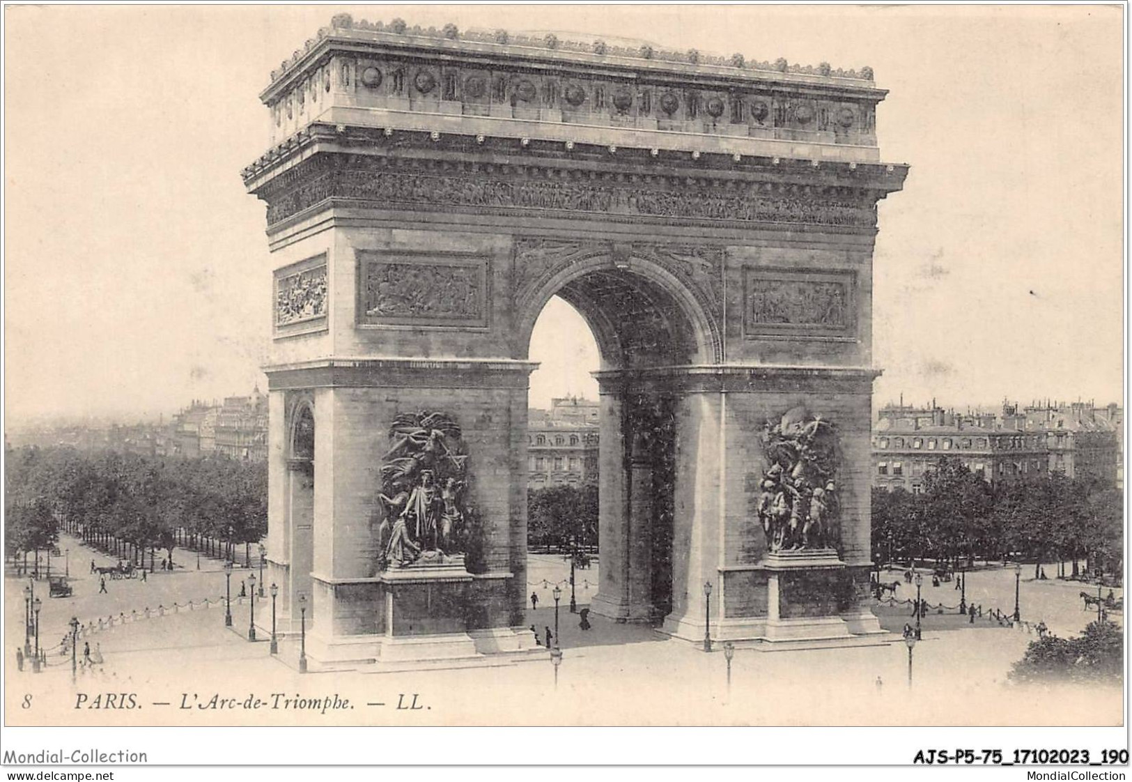 AJSP5-75-0499 - L'arc-de-triomphe  - Arc De Triomphe