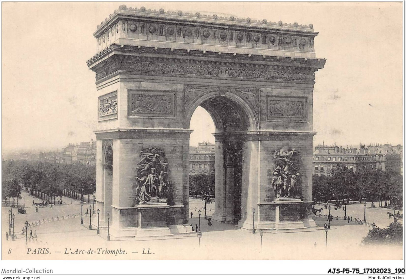 AJSP5-75-0499 - L'arc-de-triomphe  - Triumphbogen