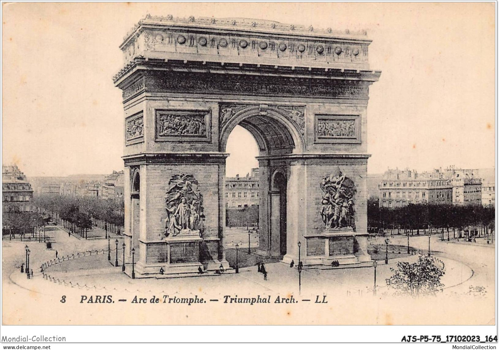 AJSP5-75-0486 - PARIS - Arc De Triomphe - Triumphbogen