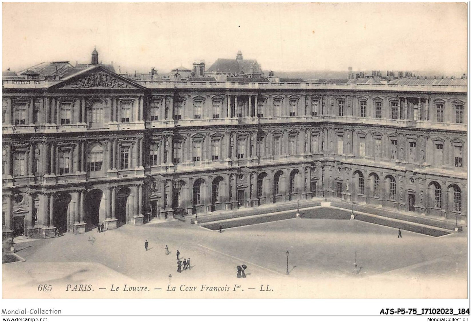 AJSP5-75-0496 - Le Louvre - La Cour François 1er - Louvre