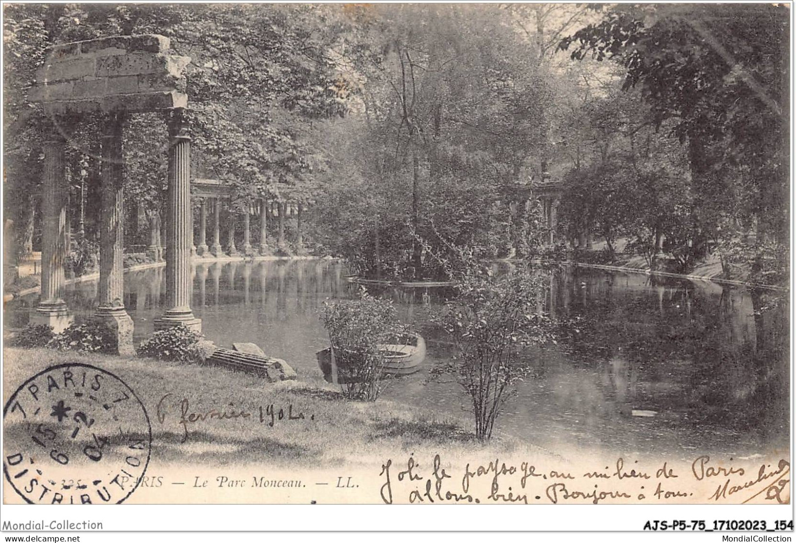 AJSP5-75-0481 - PARIS - Le Parc Monceau - Parques, Jardines