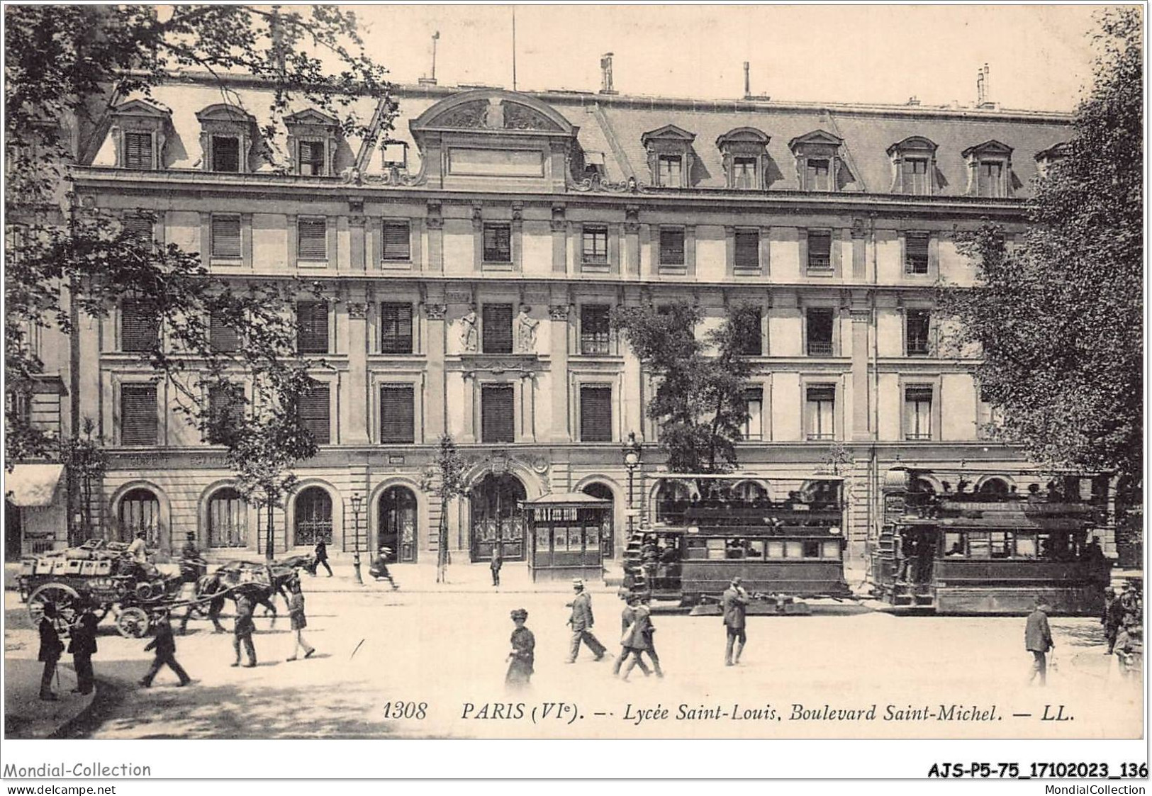 AJSP5-75-0472 - PARIS - Lycée Saint-louis - Boulevard Saint-michel - Bildung, Schulen & Universitäten