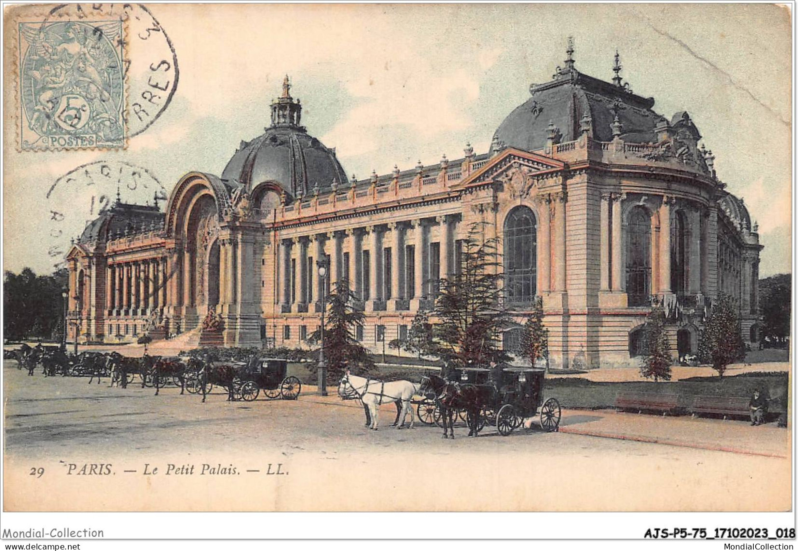 AJSP5-75-0413 - PARIS - Le Petit Palais - Autres Monuments, édifices