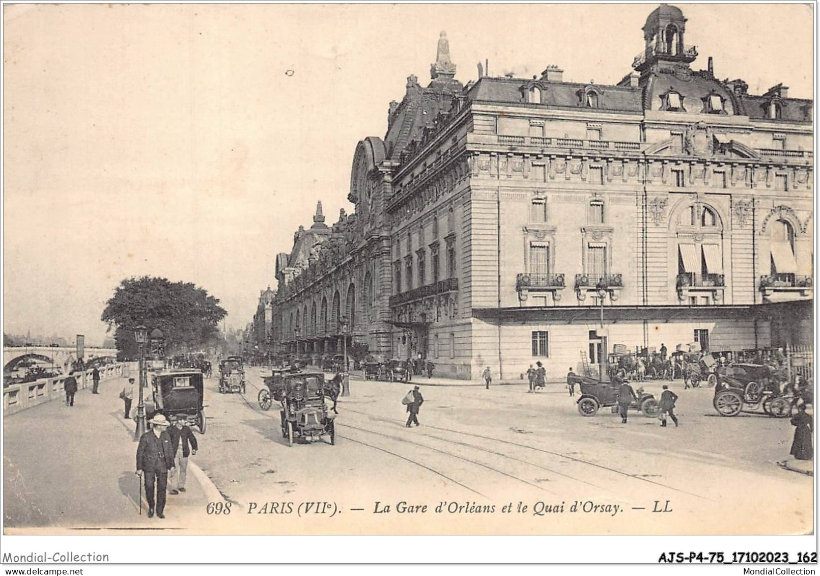 AJSP4-75-0384 - PARIS - La Gare D'orléans Et Le Quai D'orsay - Métro Parisien, Gares