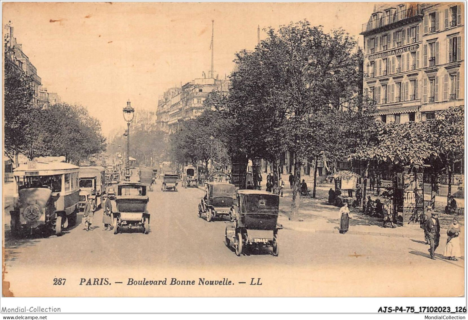 AJSP4-75-0366 - PARIS - Boulevard Bonne Nouvelle - Places, Squares