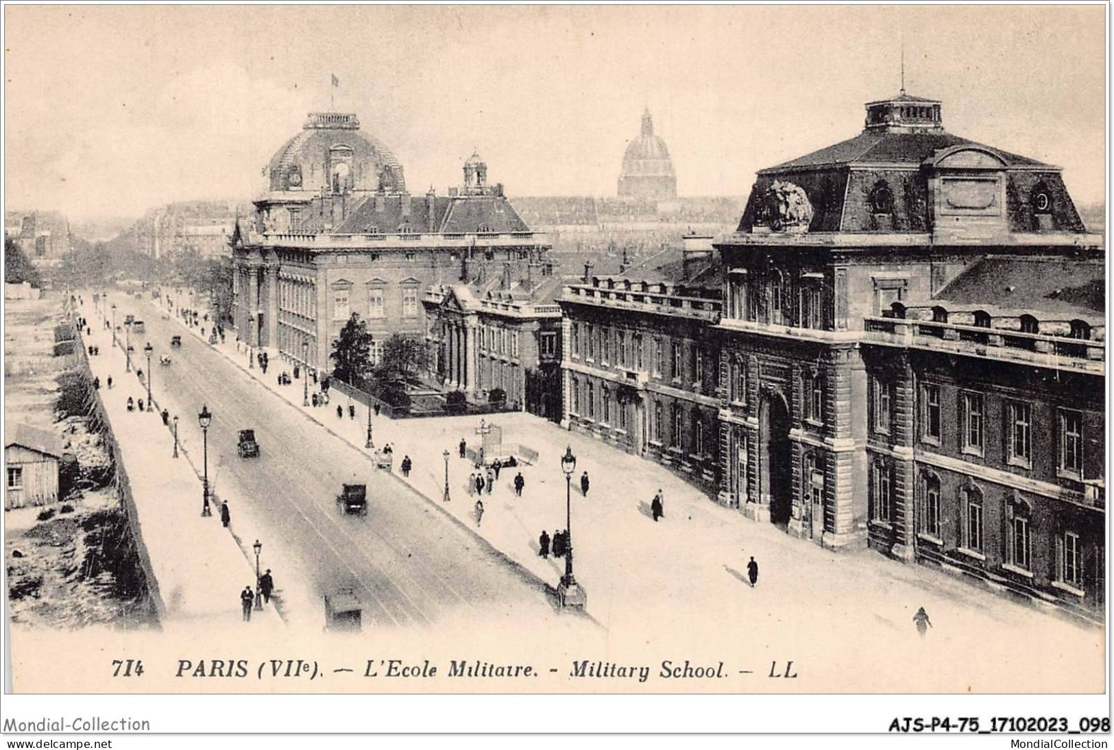 AJSP4-75-0352 - PARIS - L'école Militaire - Enseignement, Ecoles Et Universités