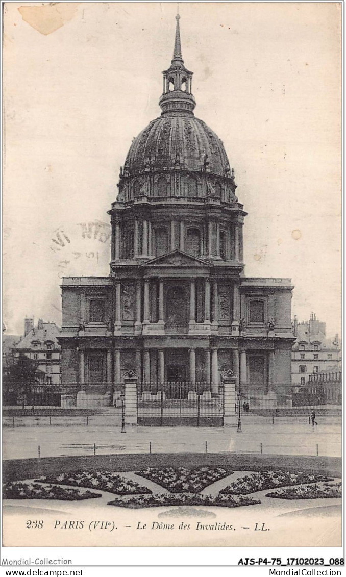 AJSP4-75-0347 - PARIS - Le Dôme Des Invalides - Places, Squares