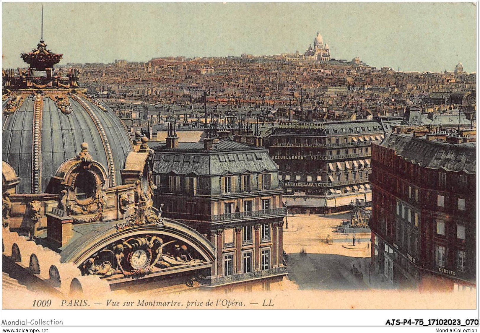 AJSP4-75-0338 - PARIS - Vue Sur Montmartre - Prise De L'opéra - Sacré-Coeur