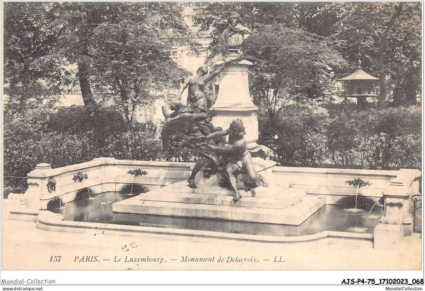 AJSP4-75-0337 - PARIS - Le Luxembourg - Monument De Delacroix - Autres Monuments, édifices