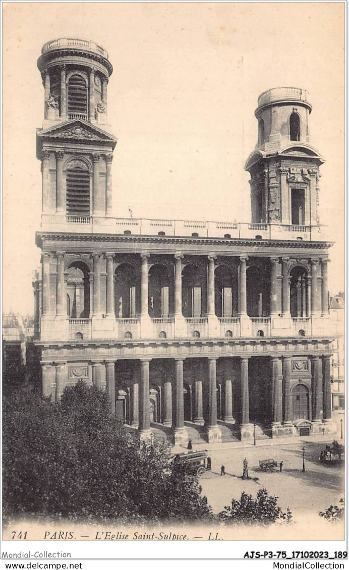 AJSP3-75-0297 - PARIS - L'église Saint-sulpice - Churches