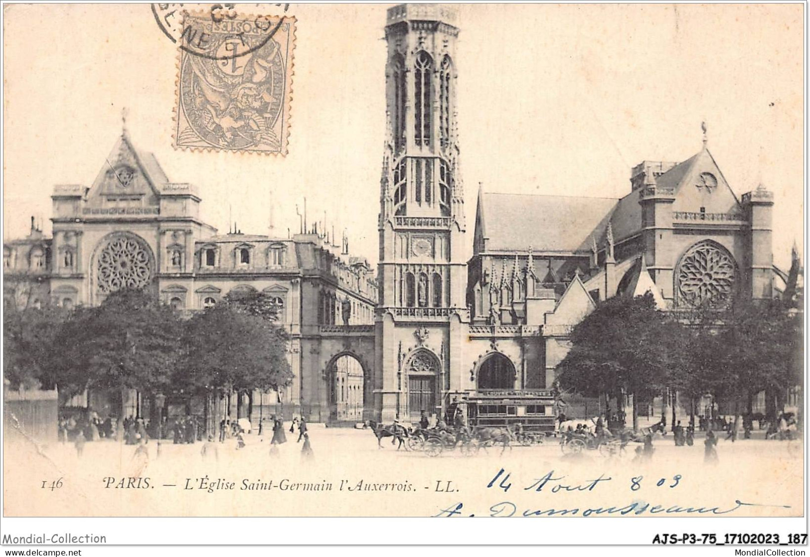 AJSP3-75-0296 - PARIS - L'église Saint-germain L'auxerrois - Churches