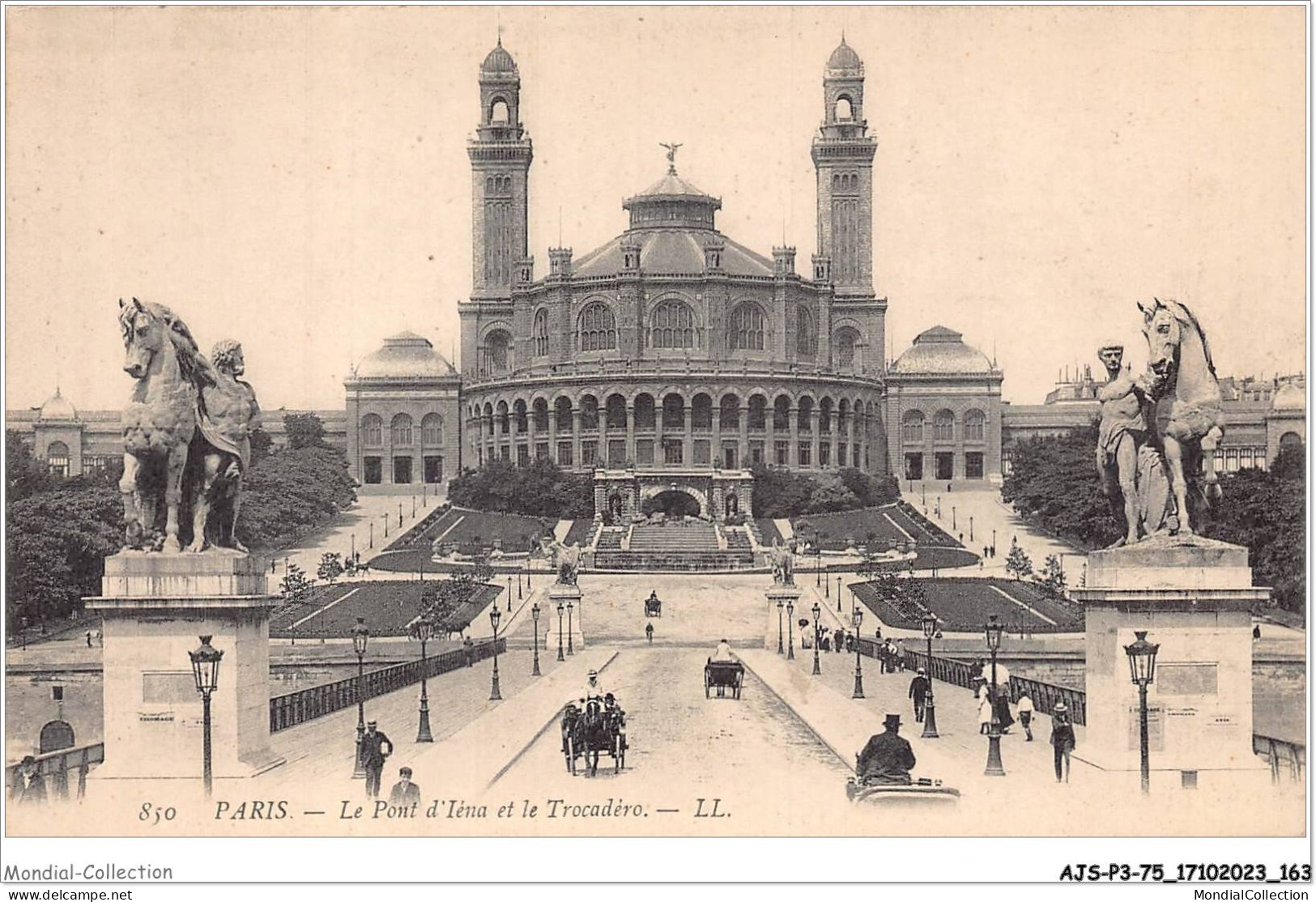 AJSP3-75-0284 - PARIS - Le Pont D'iéna Et Le Trocadéro - Brücken