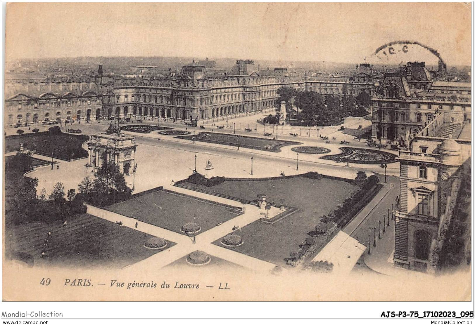 AJSP3-75-0250 - PARIS - Vue Générale Du Louvre - Louvre