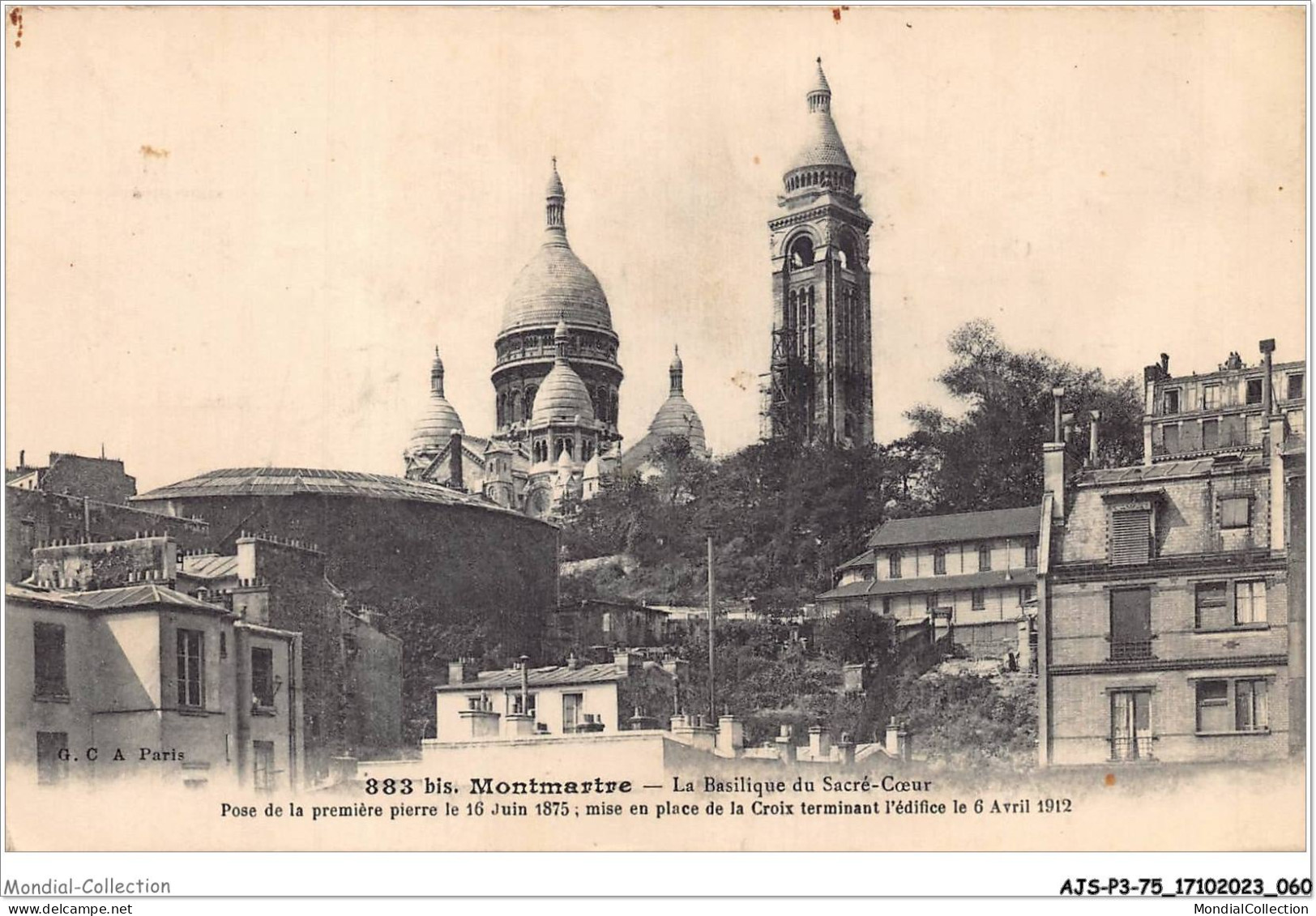 AJSP3-75-0233 - MONTMARTRE - La Basilique Du Sacré-coeur - Sacré Coeur