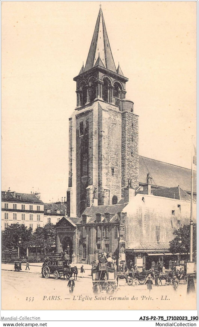 AJSP2-75-0197 - PARIS - L'église Saint-germain Des Prés - Churches