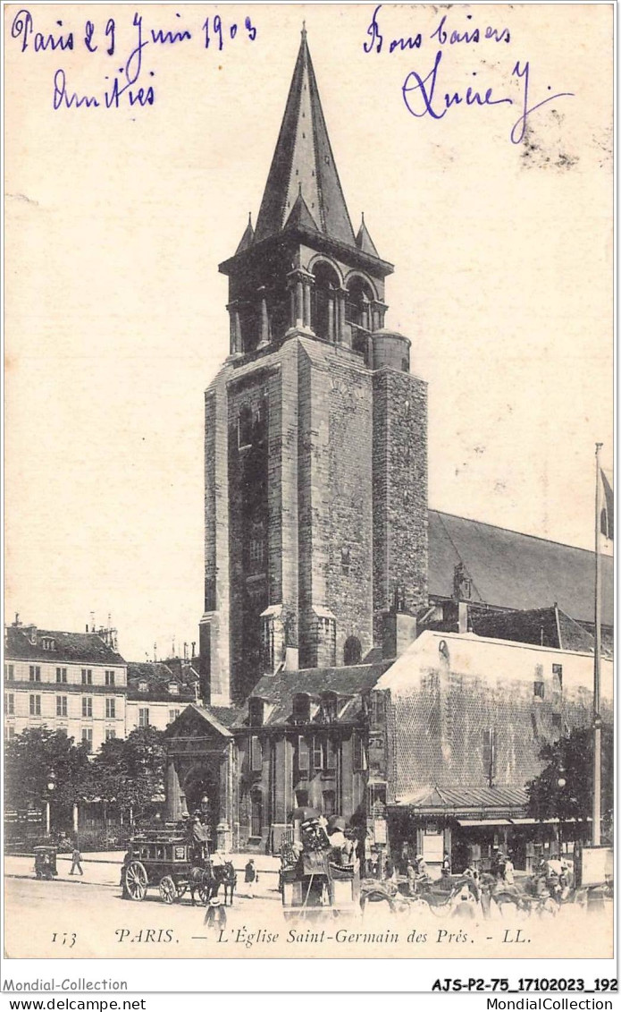 AJSP2-75-0198 - PARIS - L'église Saint-germain Des Prés - Churches