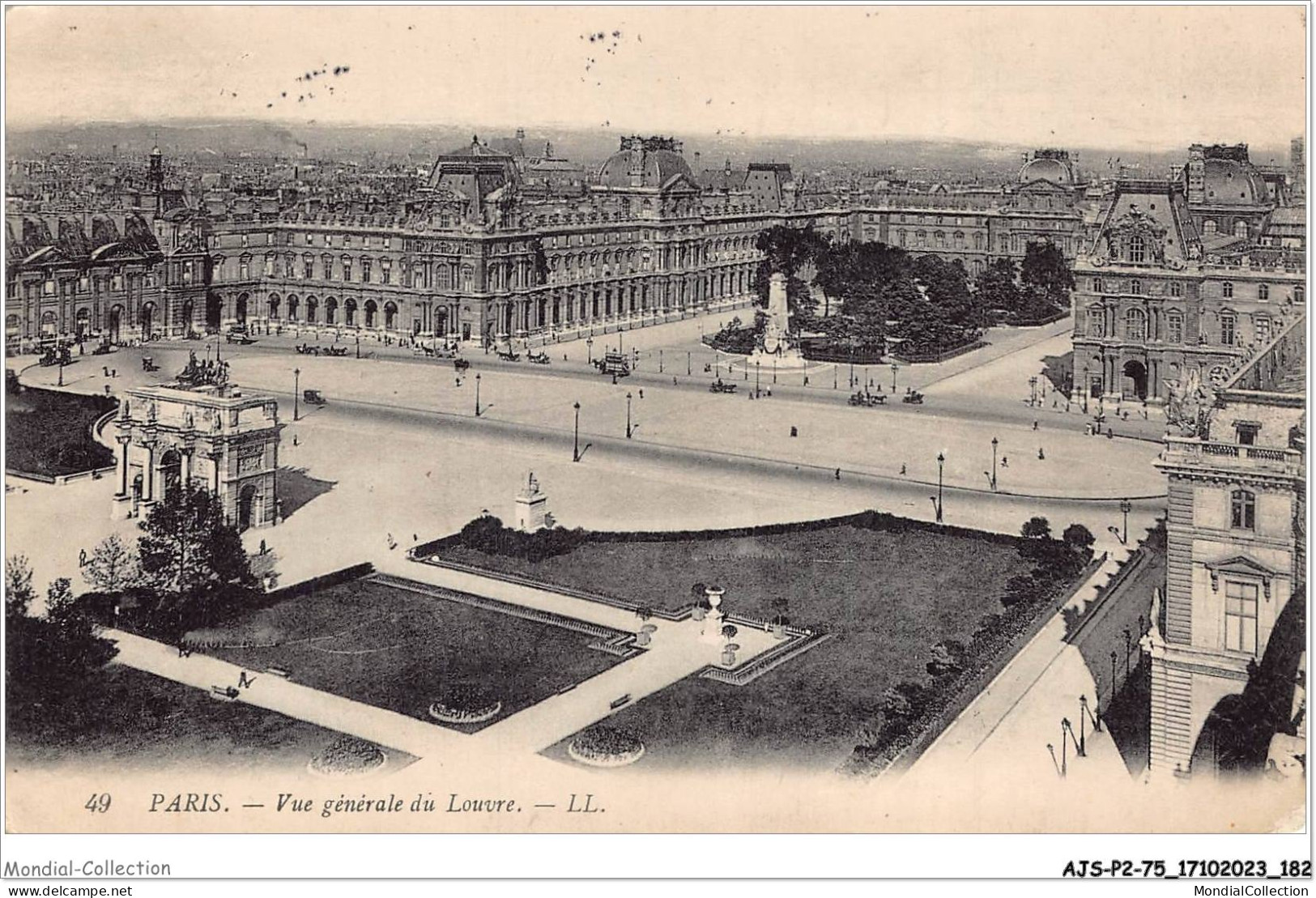 AJSP2-75-0193 - PARIS - Vue Générale Du Louvre - Louvre