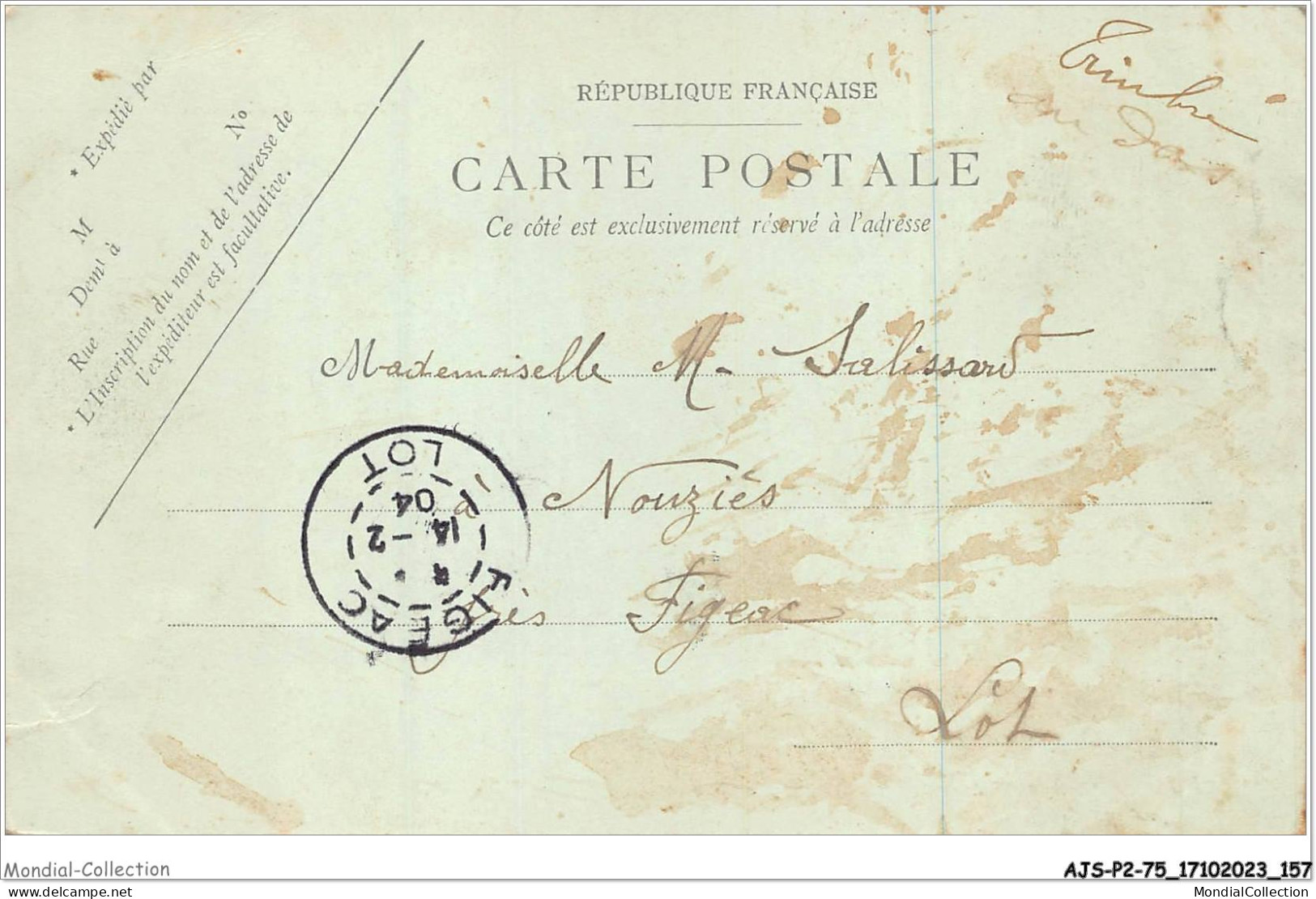 AJSP2-75-0180 - PARIS - L'écluse De La Monnaie - De Seine En Haar Oevers