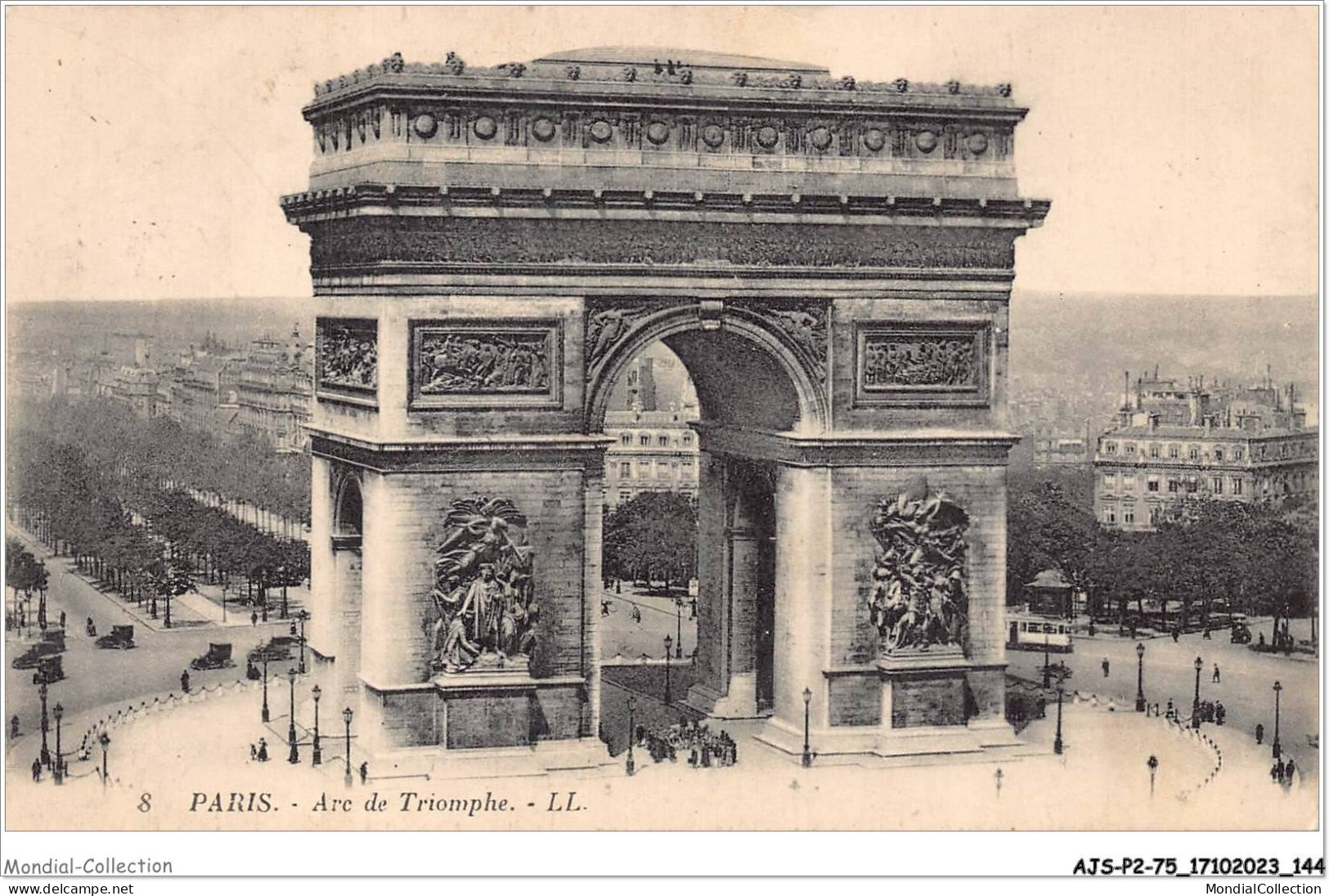 AJSP2-75-0174 - PARIS - Arc De Triomphe - Triumphbogen