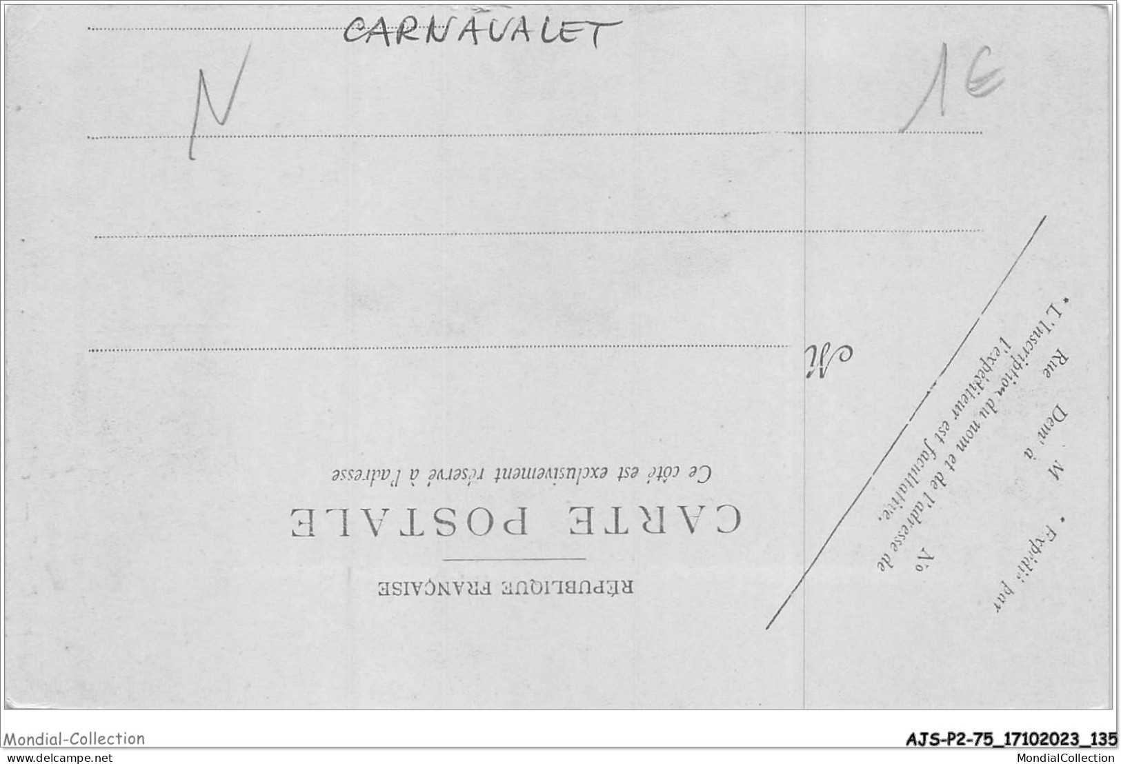 AJSP2-75-0169 - PARIS - Le Musée Carnavalet - Musea