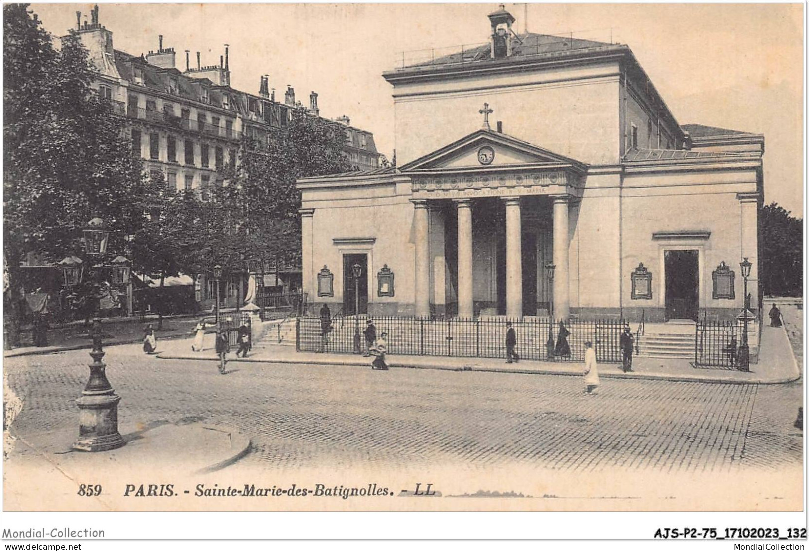 AJSP2-75-0168 - PARIS - Sainte-marie-des-batignolles - Squares