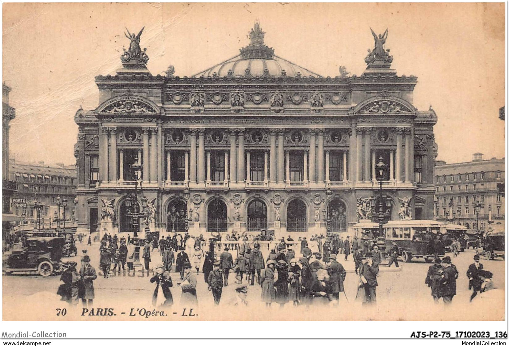 AJSP2-75-0170 - PARIS - L'opéra - Markten, Pleinen