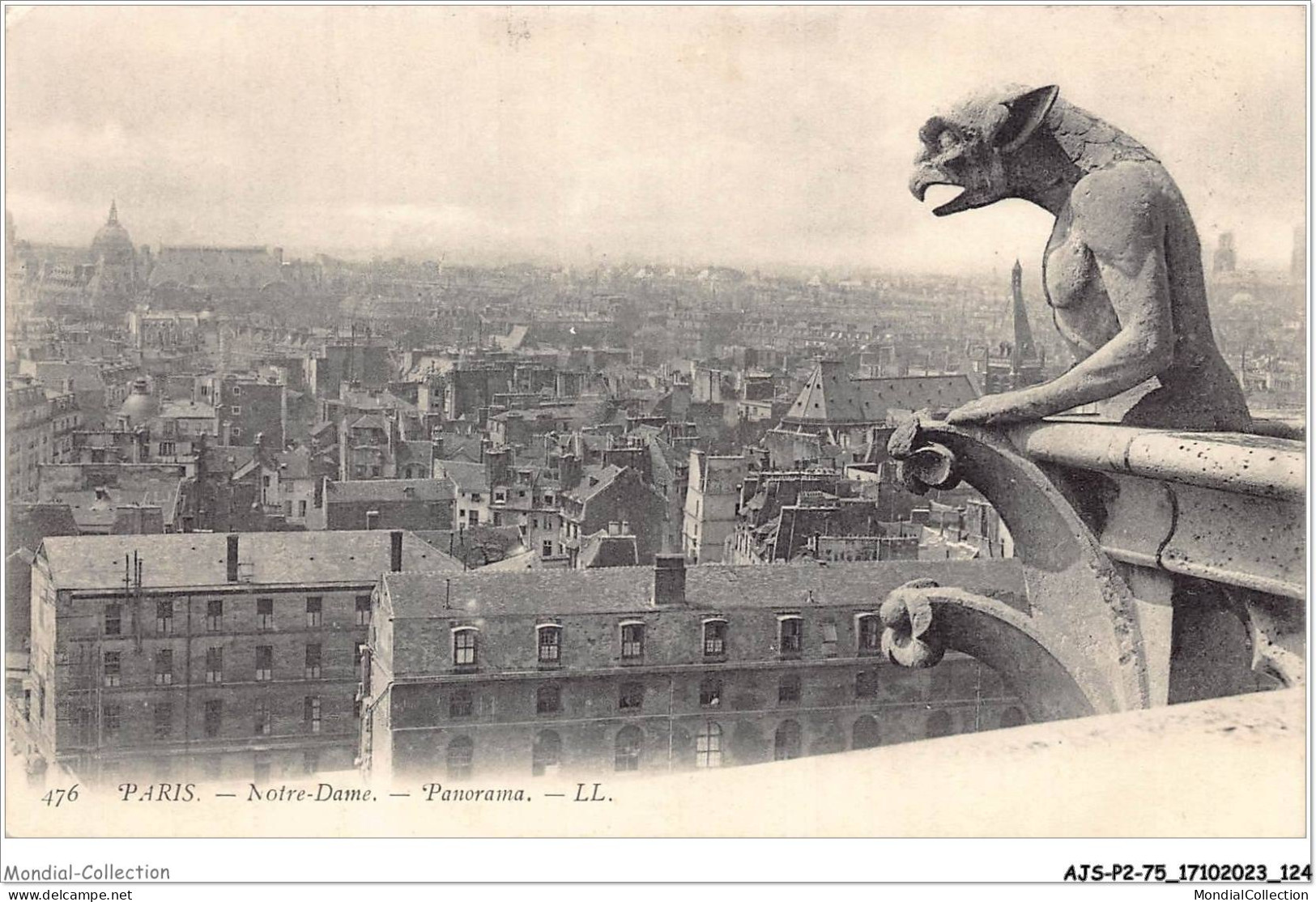 AJSP2-75-0164 - PARIS - Notre-dame - Panorama - Notre-Dame De Paris