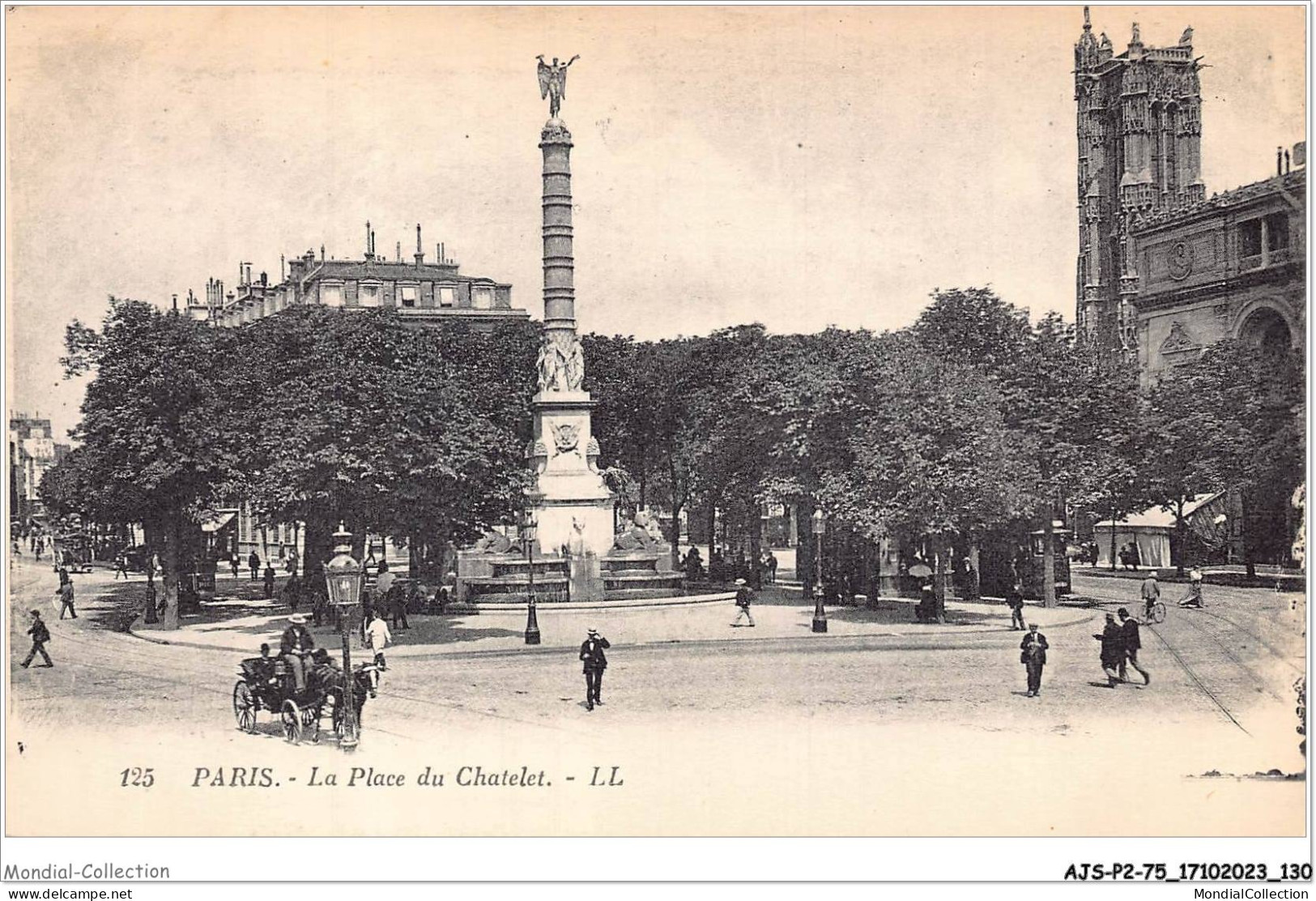 AJSP2-75-0167 - PARIS - La Place Du Chatelet - Plätze