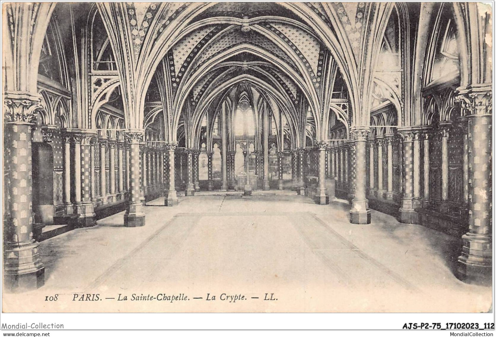 AJSP2-75-0158 - PARIS - La Sainte-chapelle - La Crypte - Churches