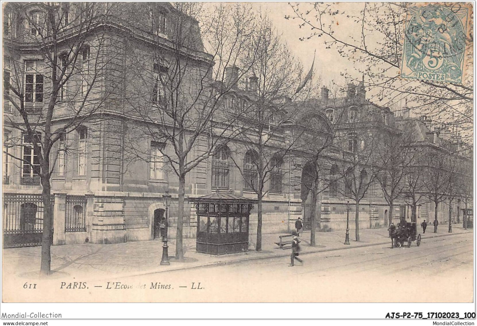 AJSP2-75-0152 - PARIS - L'école Des Mines - Education, Schools And Universities